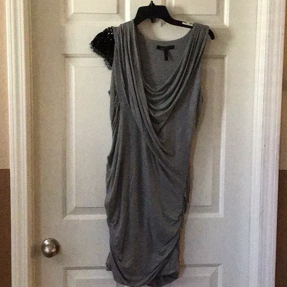 BCBG Gray Sleeveless Dress - Picture 8 of 8